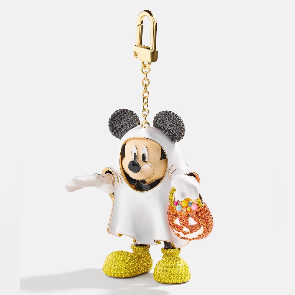 NWT Mickey Mouse Disney Ghost Glow-In-The-Dark Bag Charm Baublebar *SOLD OUT*